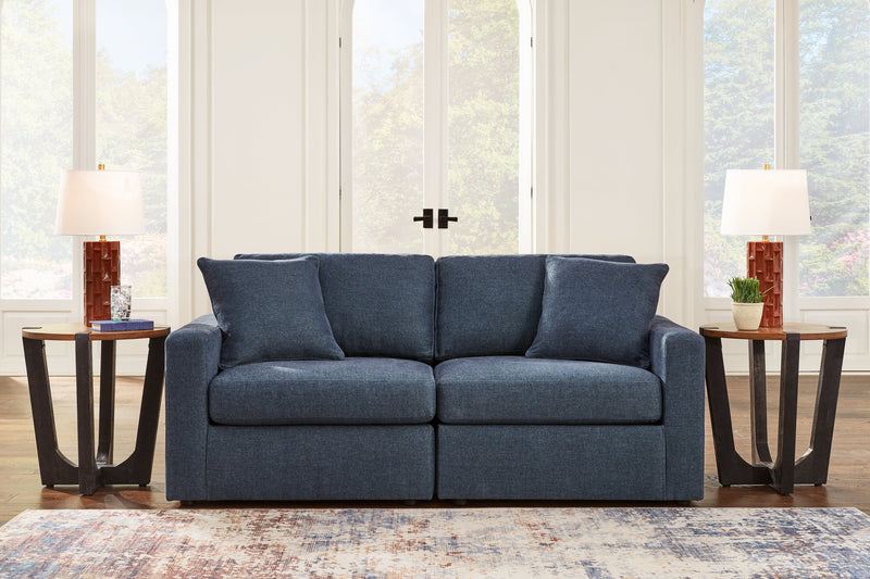 Modmax Sofa, Loveseat and Recliner in Ink from Ashley - Luna Furniture
