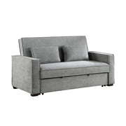 9238GY-3CL Convertible Studio Sofa with Pull-out Bed - 9238GY-3CL