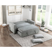 9238GY-3CL Convertible Studio Sofa with Pull-out Bed - 9238GY-3CL