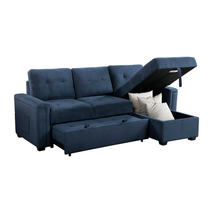 9259*SC (2)Reversible Sectional with Hidden Storage and Pull-out Bed - 9259*SC
