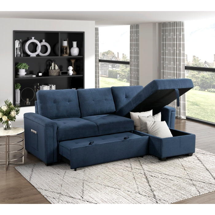 9259*SC (2)Reversible Sectional with Hidden Storage and Pull-out Bed - 9259*SC