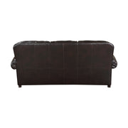 9268BRW*2 2pc Set: Sofa, Love - 9268BRW*2
