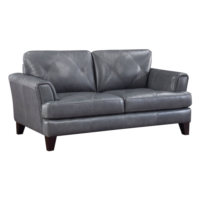 9279BGY*2 2pc Set: Sofa, Love - 9279BGY*2