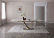 93 Dining Table With 2107 Chairs And 8010 Buffet Set - Gate Furniture