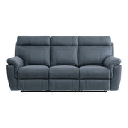 9301BUE*2 2pc Set: Sofa, Love - 9301BUE*2