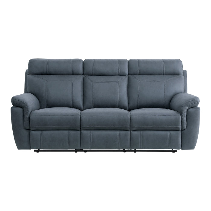 9301BUE*2 2pc Set: Sofa, Love - 9301BUE*2