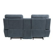 9301BUE*2 2pc Set: Sofa, Love - 9301BUE*2