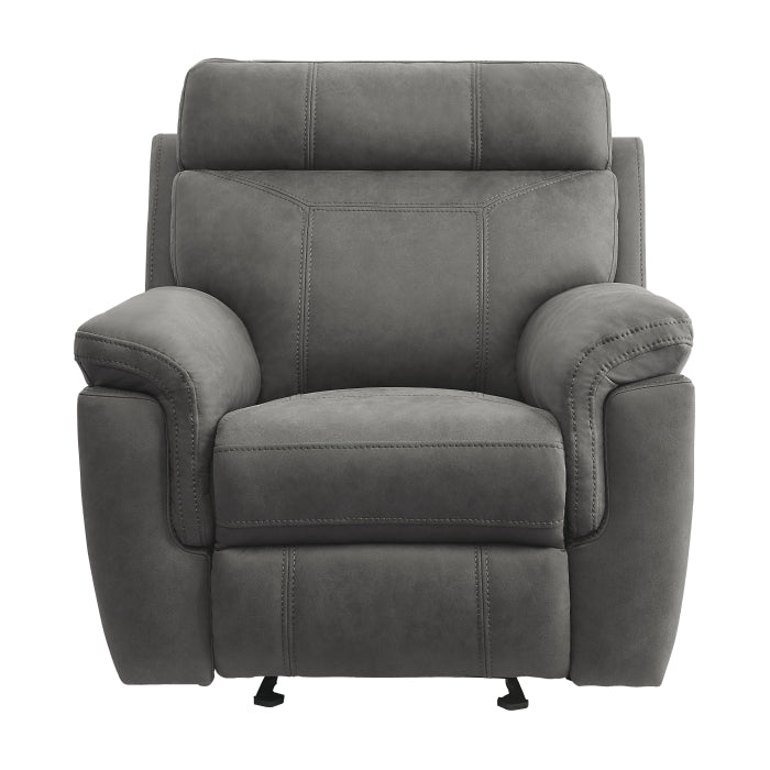 9301GRY-1 Glider Reclining Chair - 9301GRY-1