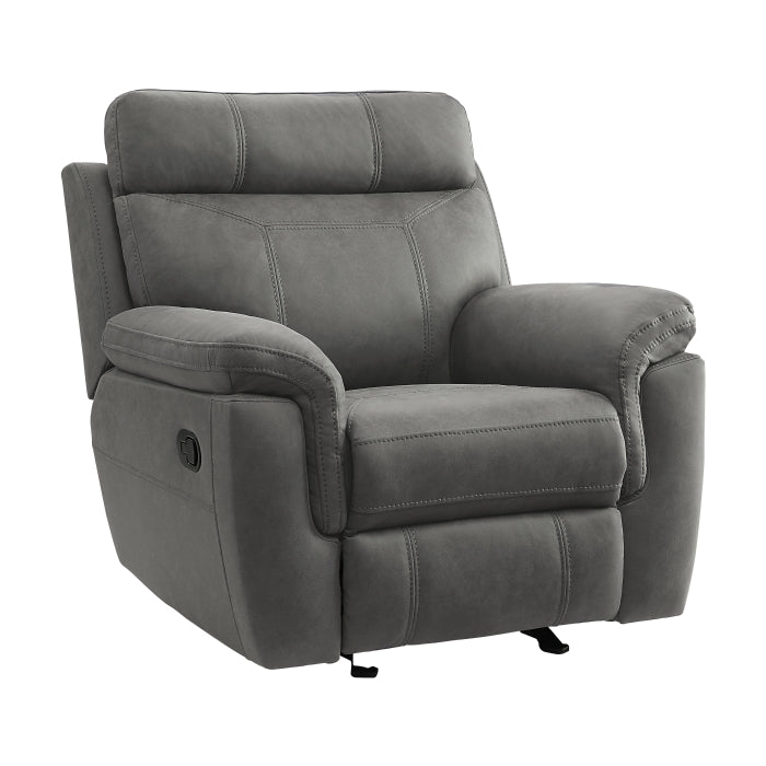 9301GRY-1 Glider Reclining Chair - 9301GRY-1
