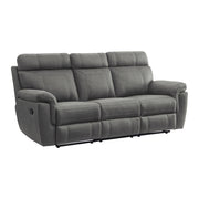 9301GRY*2 2pc Set: Sofa, Love - 9301GRY*2
