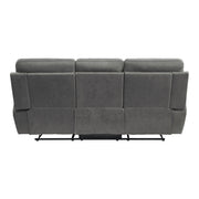 9301GRY*2 2pc Set: Sofa, Love - 9301GRY*2