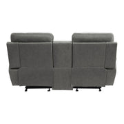 9301GRY*2 2pc Set: Sofa, Love - 9301GRY*2