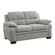 9333GY*2 2pc Set: Sofa, Love - 9333GY*2