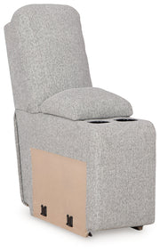 Acklen Place Pewter 6-Piece Power Reclining Sectional and Power Recliner from Ashley - Luna Furniture