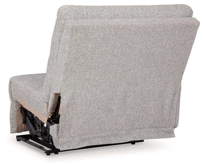 Acklen Place Pewter 6-Piece Power Reclining Sectional and Power Recliner from Ashley - Luna Furniture
