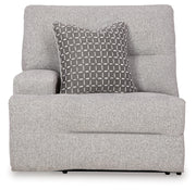 Acklen Place Pewter 6-Piece Power Reclining Sectional and Power Recliner from Ashley - Luna Furniture