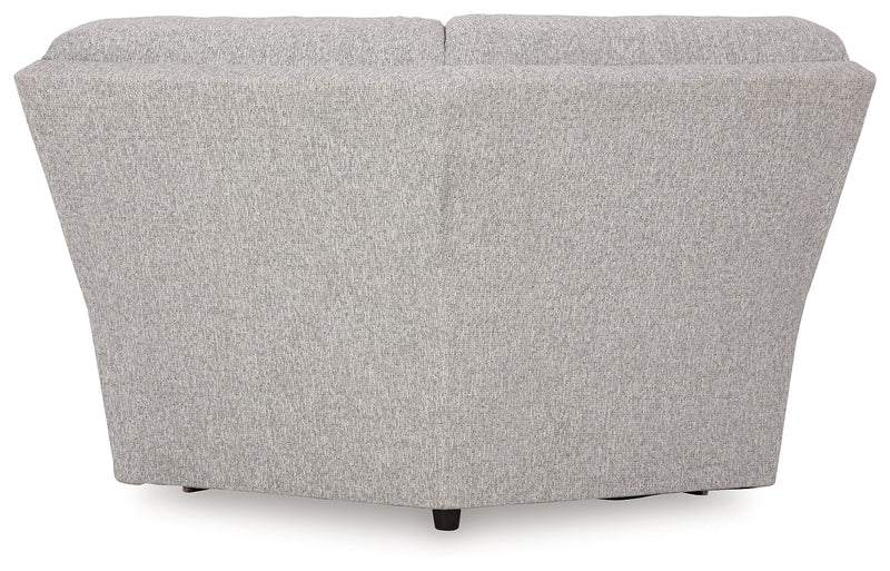 Acklen Place Pewter 6-Piece Power Reclining Sectional and Power Recliner from Ashley - Luna Furniture