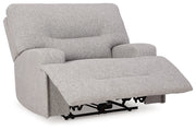 Acklen Place Pewter 6-Piece Power Reclining Sectional and Power Recliner from Ashley - Luna Furniture