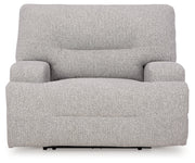 Acklen Place Pewter 6-Piece Power Reclining Sectional and Power Recliner from Ashley - Luna Furniture
