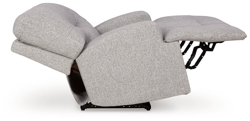 Acklen Place Pewter 6-Piece Power Reclining Sectional and Power Recliner from Ashley - Luna Furniture