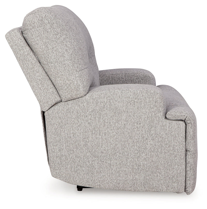 Acklen Place Pewter 6-Piece Power Reclining Sectional and Power Recliner from Ashley - Luna Furniture
