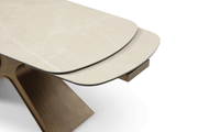 9368 Table Taupe With 1287 Chairs And Prestige Buffet Set - p14483