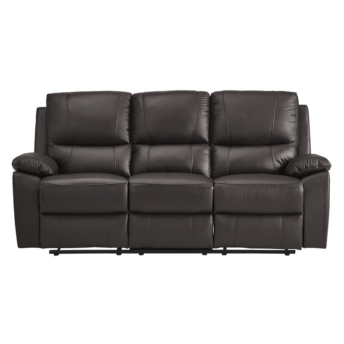 9368BRW*2 2pc Set: Sofa, Love - 9368BRW*2