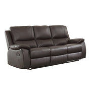 9368BRW*2 2pc Set: Sofa, Love - 9368BRW*2