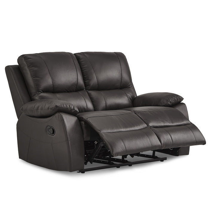 9368BRW*2 2pc Set: Sofa, Love - 9368BRW*2