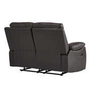 9368BRW-2 Double Reclining Love Seat - 9368BRW-2