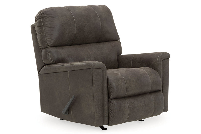 Navi Smoke Sofa, Loveseat and Recliner -  Ashley - Luna Furniture