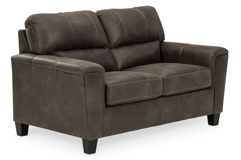 Navi Smoke Sofa and Loveseat -  Ashley - Luna Furniture