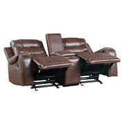 9405BR*2 2pc Set: Sofa, Love - 9405BR*2