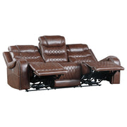 9405BR*2PW 2pc Set: Sofa, Love (Power) - 9405BR*2PW