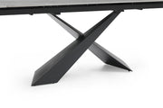9422 Table with 1218 swivel Dark grey chairs SET - p13218