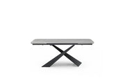 9422 Table with 1218 swivel Dark grey chairs SET - p13218