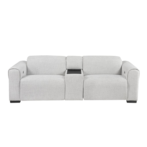 9455CLD-2CNPWH* (3)Power Double Reclining Love Seat with Center Console and Power Headrests,  Charging Ports - 9455CLD-2CNPWH*