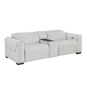 9455CLD-2CNPWH* (3)Power Double Reclining Love Seat with Center Console and Power Headrests,  Charging Ports - 9455CLD-2CNPWH*