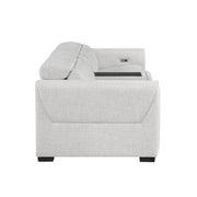 9455CLD-2CNPWH* (3)Power Double Reclining Love Seat with Center Console and Power Headrests,  Charging Ports - 9455CLD-2CNPWH*