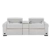 9455CLD-2CNPWH* (3)Power Double Reclining Love Seat with Center Console and Power Headrests,  Charging Ports - 9455CLD-2CNPWH*