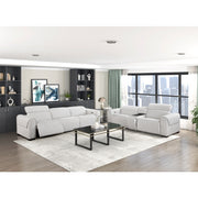 9455CLD-2CNPWH* (3)Power Double Reclining Love Seat with Center Console and Power Headrests,  Charging Ports - 9455CLD-2CNPWH*