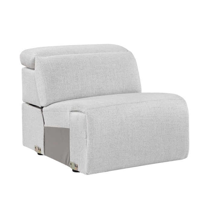 9455CLD*5LRRRPWH (5)5-Piece Modular Power Reclining Sectional with Power Headrests, Charging Ports - 9455CLD*5LRRRPWH