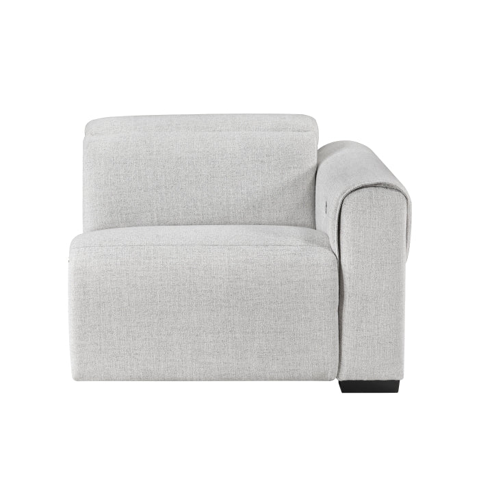9455CLD*5LRRRPWH (5)5-Piece Modular Power Reclining Sectional with Power Headrests, Charging Ports - 9455CLD*5LRRRPWH