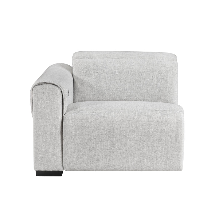 9455CLD*6LRRRPWH (6)6-Piece Modular Power Reclining Sectional with Power Headrests, Charging Ports - 9455CLD*6LRRRPWH