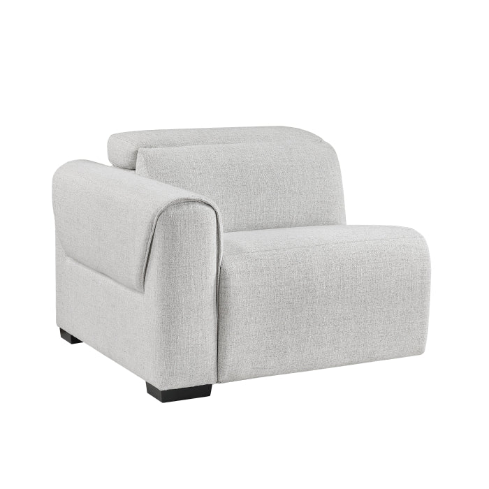 9455CLD*6LRRRPWH (6)6-Piece Modular Power Reclining Sectional with Power Headrests, Charging Ports - 9455CLD*6LRRRPWH
