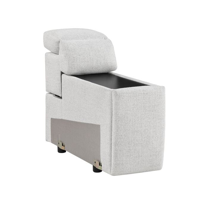 9455CLD*7LRRRPWH (7)7-Piece Modular Power Reclining Sectional with Power Headrests - 9455CLD*7LRRRPWH