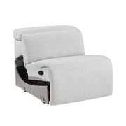 9455CLD*7LRRRPWH (7)7-Piece Modular Power Reclining Sectional with Power Headrests - 9455CLD*7LRRRPWH