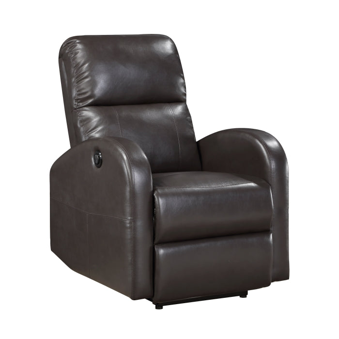 9478BRW-1PW Power Reclining Chair - 9478BRW-1PW