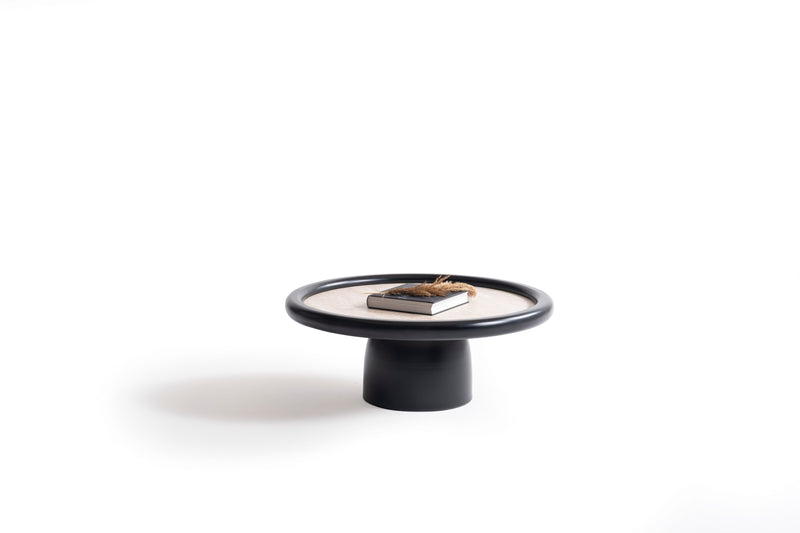 950 Black Travertine 3 Pc Coffee Table Set - Gate FurnitureCoffee Table