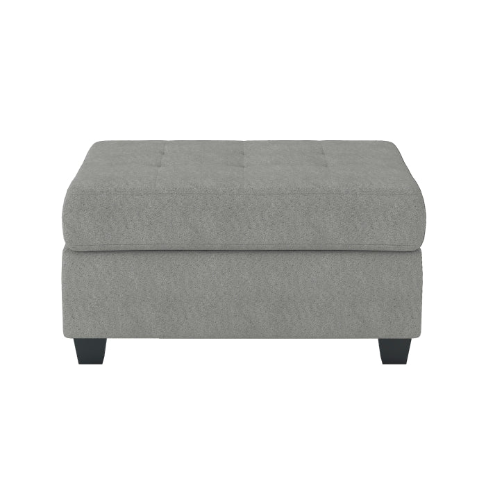 9507GRY-4 Storage Ottoman - 9507GRY-4